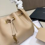Saint Laurent Paris Vii Hobo Bag Beige 30Cm - Image 4