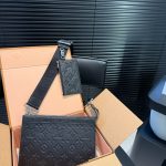 Louis Vuitton Gaston Wearable Wallet Monogram Shadow Black 22Cm M81115 - Image 6