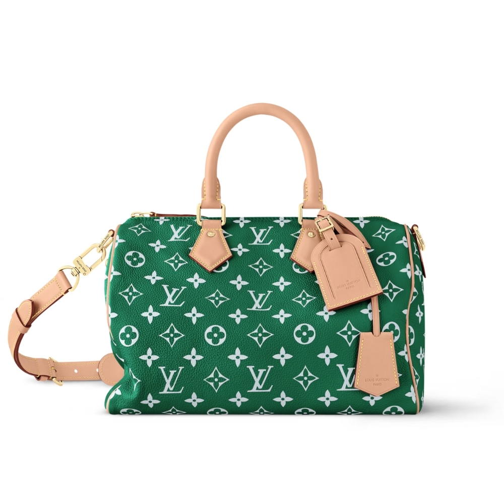 22-12-1.jpg Louis Vuitton Speedy P9 Bandoulière 30 Green 30Cm M14077 - Image 1