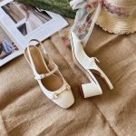 Gucci Women's Horsebit Pump White Leather - Image 5