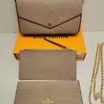 Louis Vuitton Felicie Pochette Monogram Bag Beige 21cm M82609 - Image 4