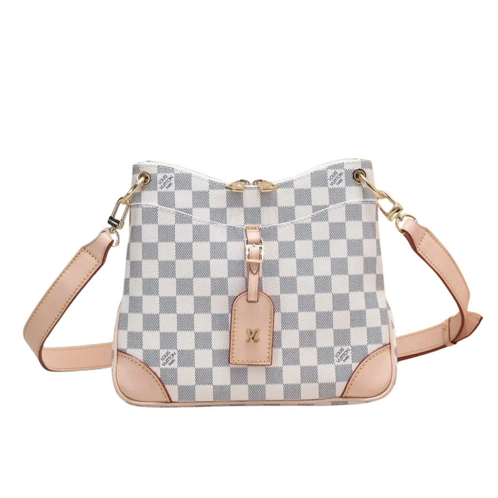 Louis Vuitton Odéon Shoulder Bag Damier Azur 26Cm - Image 2