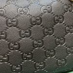Gucci Gg Emblem Small Shoulder Bag Black 23Cm 815409 Aaeem 1000 - Image 11