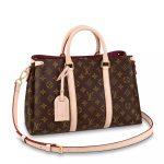 Louis Vuitton Soufflot MM Monogram Canvas Handle Bag Pink 36cm M44816