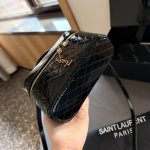 Saint Laurent Gany Vanity Bag In Patent Leather Black 19Cm - Image 5