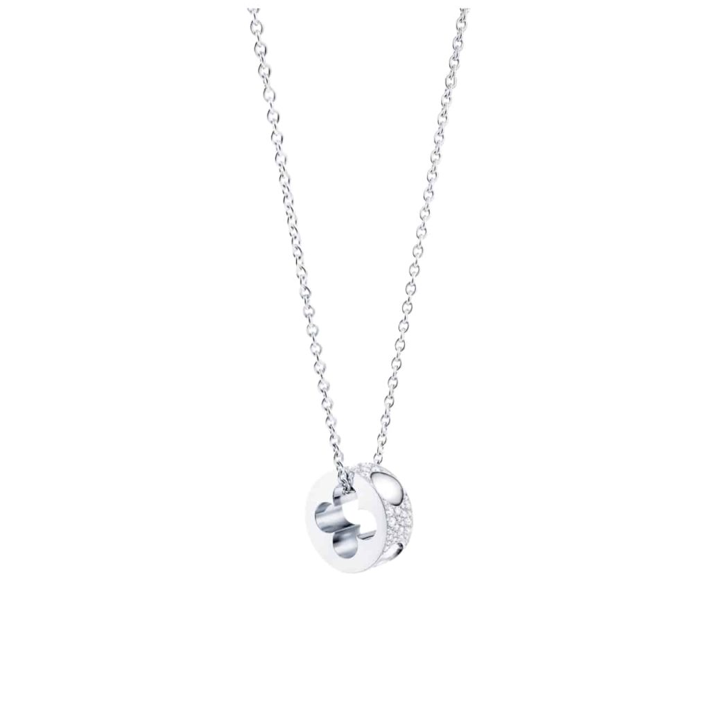 Louis Vuitton Empreinte Pendant Necklace White Gold Q93675 - Image 2