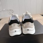 Chanel Sneaker Light Gold Light Gray And Black G46609 B21320 U2404 - Image 7