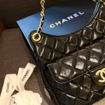 Chanel Small Hobo Bag Gold Black 20cm AS3710 B09746 94305 - Image 6