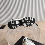 Chanel Sneaker Light Gold Light Gray And Black G46609 B21320 U2404 - Image 8