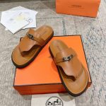 Hermes Empire Sandal Marron Glaise H221074Z 1V360 - Image 4