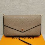 Louis Vuitton Felicie Pochette Monogram Bag Beige 21cm M82609 - Image 3