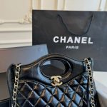 Chanel 31 Bag Leather Black 24Cm - Image 10