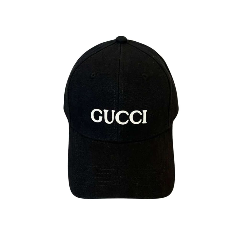 Gucci Embroidered Cotton Baseball Cap Black - Image 2