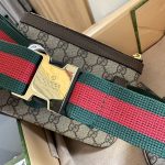 Gucci Ophidia Heart Utility Belt Beige Ebony Gg Supreme 20cm 698805 96iwg 8745gg - Image 6