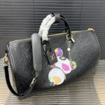 Louis Vuitton X Takashi Murakami Keepall Black 45Cm M13761 - Image 11