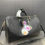 Louis Vuitton X Takashi Murakami Keepall Black 45Cm M13761 - Image 3