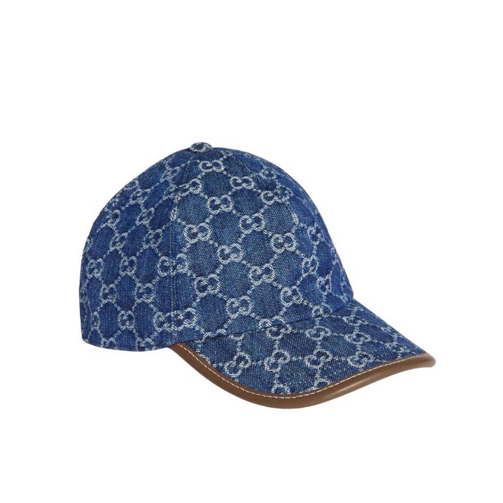 Gucci Gg Denim Baseball Hat Blue 816450 3ha7u 4265 - Image 2
