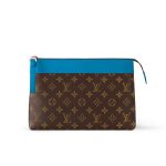 Louis Vuitton Pochette Voyage Souple Bag Blue 29Cm