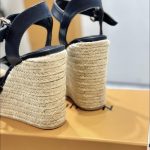 Louis Vuitton Helios Wedge Espadrille Marine 1Ahlkq - Image 3