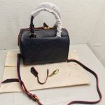 Louis Vuitton Speedy Bandoulière 25 In Monogram Empreinte Navy 25Cm M43501 - Image 4