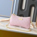 Louis Vuitton Liv Pochette Monogram Denim Washed Pink 24Cm M14159 - Image 3
