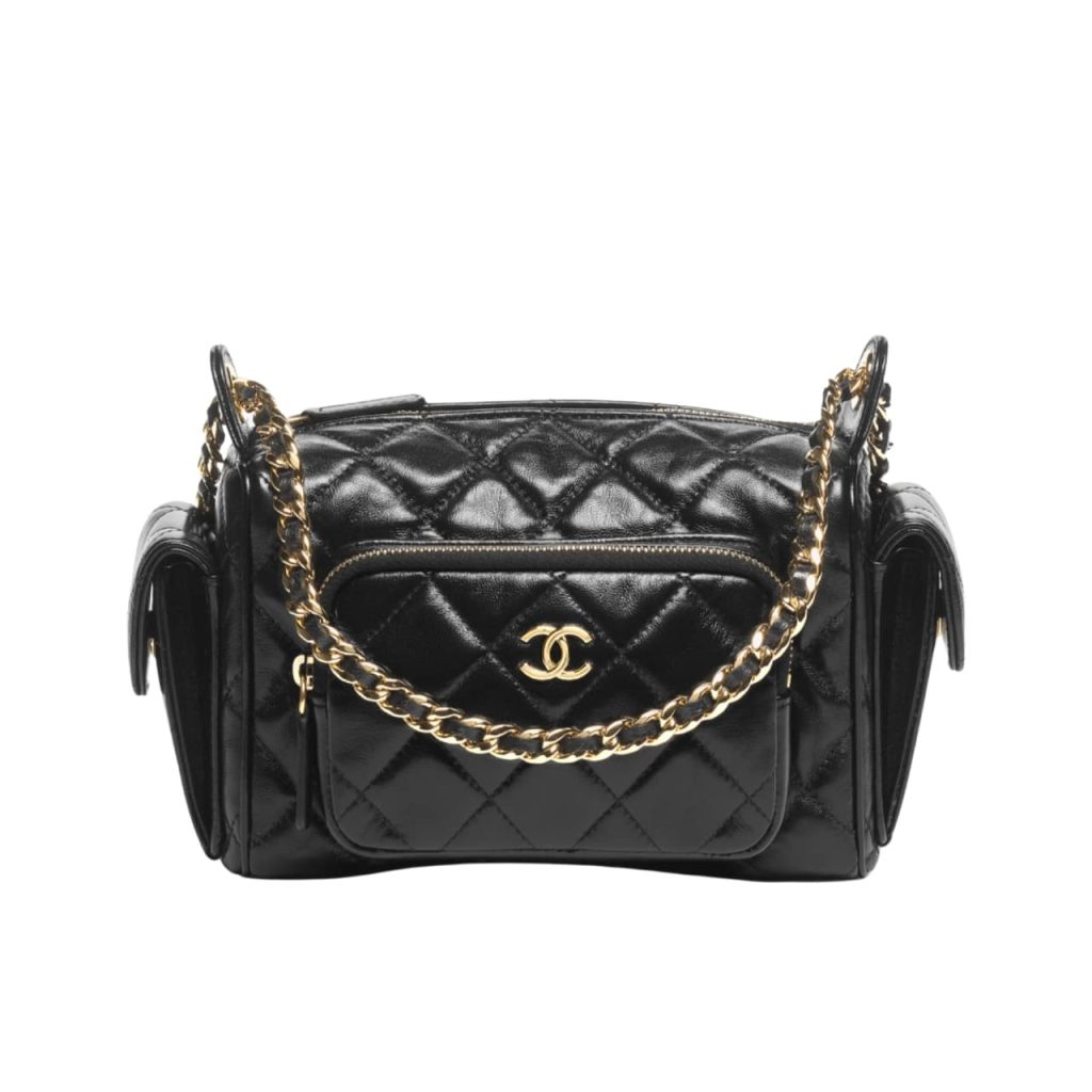 Chanel Small Camera Case Bag Black 23cm As5220 B18234 94305 - Image 2