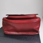 Saint Laurent Niki Medium In Leather Silver Tone Red 22cm - Image 5