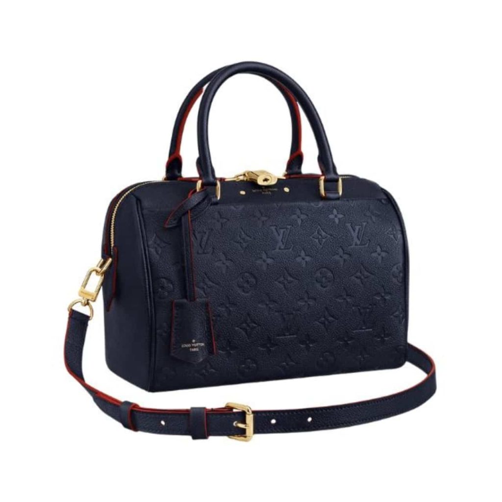 Louis Vuitton Speedy Bandoulière 25 In Monogram Empreinte Navy 25Cm M43501 - Image 2