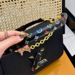 Louis Vuitton X Takashi Murakami Lv Twist MM Slim Bag Black 23cm M13243 - Image 6