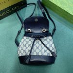 Gucci Ophidia Gg Supreme Canvas Mini Backpack Beige Blue 20Cm 795221 96Iwn 4076 - Image 5
