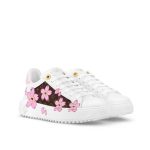 Louis Vuitton X Takashi Murakami Time Out Sneaker White 1AGWOL - Image 9