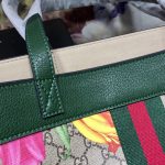 Gucci Ophidia GG Flora Medium Tote Green 44cm - Image 6