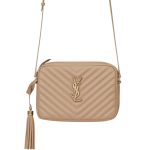 Saint Laurent Lou Camera Bag In Quilted Leather Beige Gold 23cm 612544DV7072721