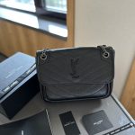 Saint Laurent Niki Medium In Vintage Leather Black 28Cm 6331580En041000 - Image 6