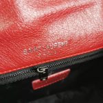 Saint Laurent Niki Medium In Leather Silver Tone Red 22cm - Image 9