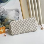 Louis Vuitton Neverfull GM Damier Azur Canvas Tote Bag Beige 39cm N40602 - Image 7