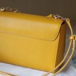 Louis Vuitton Lv Twist MM Leather Handbag Sunflower Yellow 23Cm - Image 6
