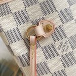 Louis Vuitton Neverfull GM Damier Azur Canvas Tote Bag Beige 39cm N40602 - Image 8