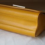 Louis Vuitton Lv Twist MM Leather Handbag Sunflower Yellow 23Cm - Image 8