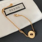 Gucci Interlocking Gg Bracelet Gold Tone 786749 J85i0 8070 - Image 5