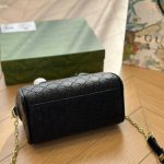 Gucci Gg Emblem Small Top Handle Bag Black 22Cm - Image 6