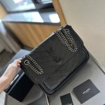 Saint Laurent Niki Medium In Vintage Leather Black 28Cm 6331580En041000 - Image 3