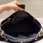 Chanel Shopping Bag Gold Tone Mental Black 36cm As5657 B20829 94305 - Image 7