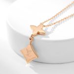 Louis Vuitton Color Blossom Double Star Necklace Q94676 - Image 6