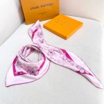 Louis Vuitton X Takashi Murakami Monogram Cherry Blossom Square Pink 90cm M94964 - Image 5