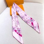 Louis Vuitton X Takashi Murakami Monogram Cherry Blossom Square Pink 90cm M94964 - Image 6