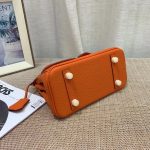 Hermes Birkin Mini Gold Hardware Epsom Orange 20Cm - Image 8
