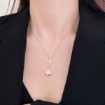 Louis Vuitton Color Blossom Double Star Necklace Q94676 - Image 8