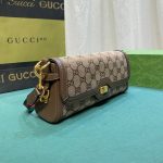 Gucci Luce Small Gg Canvas Shoulder Bag Beige Brown 27.5Cm - Image 3