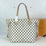 Louis Vuitton Neverfull GM Damier Azur Rose Ballerine Pink 39Cm N40601 - Image 3